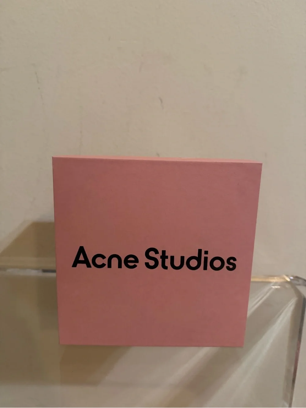 Acne Studios Heart Logo Buckle Belt Black Camel